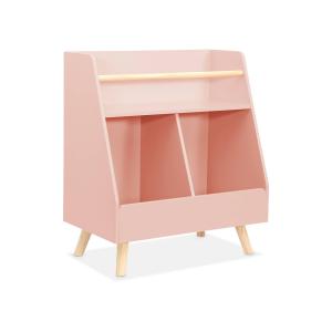 Mueble para niños, 2 compartimentos, rosa