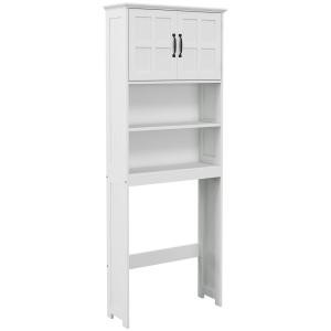 Mueble sobre inodoro 66x23x178 cm blanco
