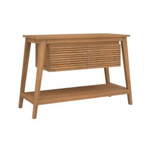 Muebles de baño de madera de teca de 120 cm
