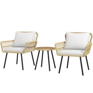 Muebles de jardín 65x66x80 cm madera natural