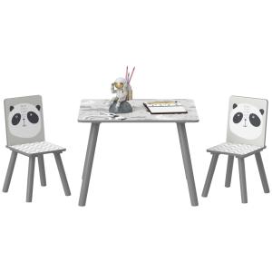 Muebles infantiles 60x60x44 cm gris y blanco