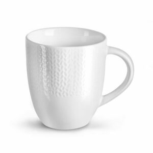 Mug (x6) gres blanco
