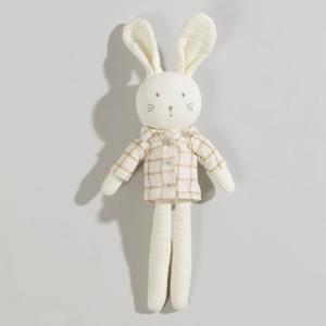 Muñeca de conejo, crudo y beige