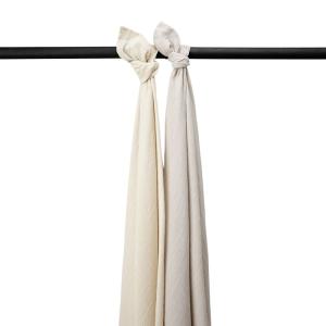 Muselina lavada gde pack de 2 soft sand/greige