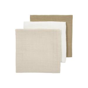 Muselina lavada med pack de 3 off.w/s.sand/taupe
