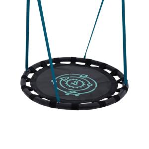 Nido giratorio para pórtico metal negro D85cm