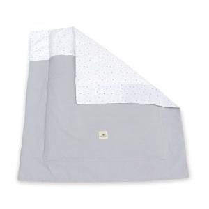 Nórdico reversible minicuna 55x70 cm/60x80 cm gris