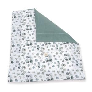 Nórdico reversible minicuna 55x70 cm/60x80 cm hojas eucalip…
