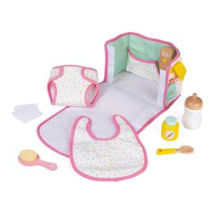 NURSERY - Bolso cambiador para muñecas de poliéster rosa