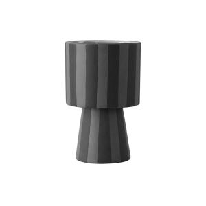 Olla de gres gris Ø10xH15cm