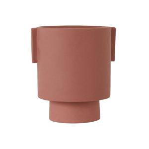 Olla de gres rojo Ø15xH16cm