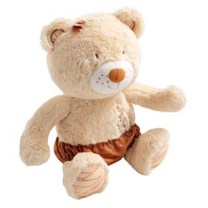 Osito beige con detalles bordados