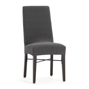 Pack 2 fundas de silla con respaldo bielástica gris oscuro…