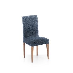 Pack 2 fundas de silla con respaldo elástica azul 40 - 50 c…