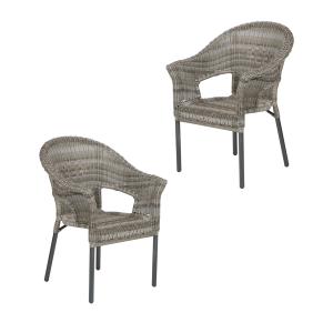 Pack 2 sillones de exterior boden