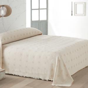 Pack 2 unidades plaids multiusos sofa cama beige 230x260 cm
