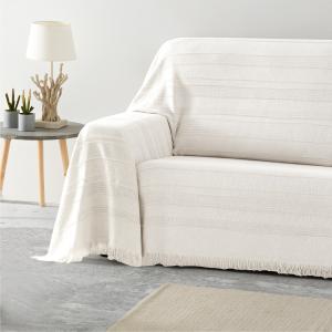 Pack 2 unidades plaids multiusos sofa cama beige camel 230x…