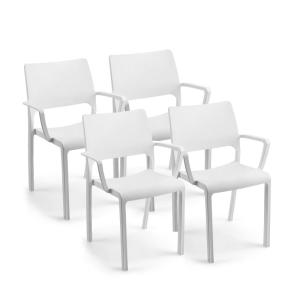 Pack 4 sillas de exterior ocean polipropileno