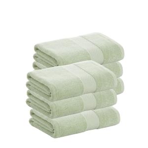 Pack 6 toallas algodón aqua 500 gr 30x50 cm