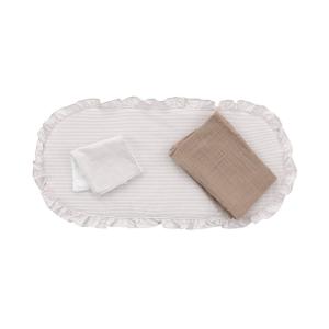 Pack colcha capazo 35x75x1 cm wine
