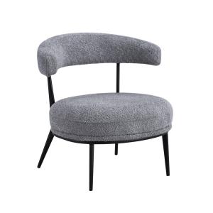 Pack de 2 butacas tapizadas en teddy en color gris 69 x 70…