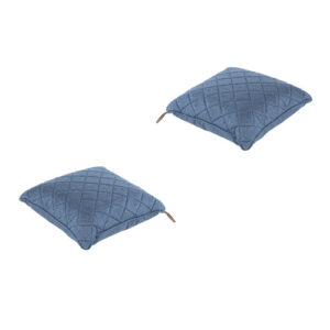 Pack de 2 cojines decorativos para exterior olefin azul 40x…