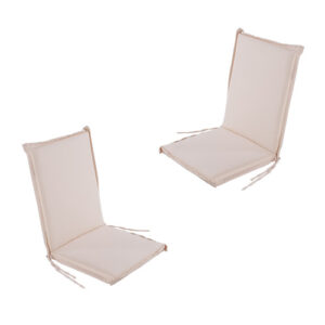 Pack de 2 cojines para sillón de jardín reclinable estándar…