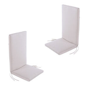 Pack de 2 cojines para sillón de jardín reclinable olefin c…