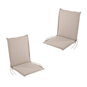 Pack de 2 cojines para sillón de jardín reclinable olefin m…