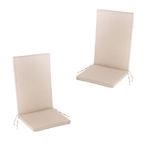 Pack de 2 cojines textilene para sillas de exterior reclina…