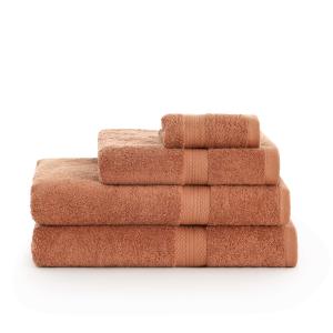 Pack de 2 toallas 100% algodón peinado 650 gr naranja 30x50…