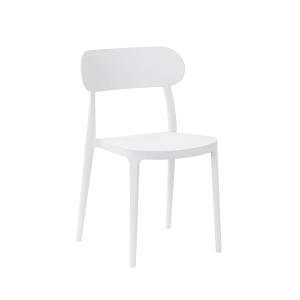 Pack de 4 sillas de polipropileno en color blanco 80 x 51 x…