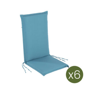 Pack de 6 cojiines para sillón de jardín reclinable estánda…