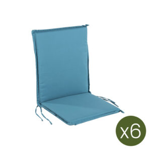 Pack de 6 cojines para sillón de jardín reclinable estándar…