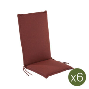 Pack de 6 cojines para sillón de jardín reclinable olefin r…