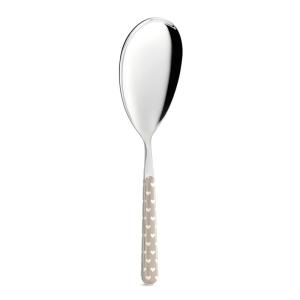 Pala para arroz acero inoxidable con mango efecto porcelana