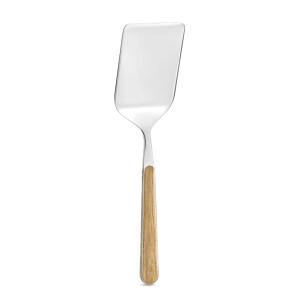 Pala para lasaña acero inoxidable con mango efecto madera