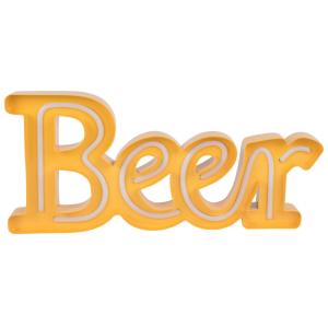 Palabra luminosa de metal