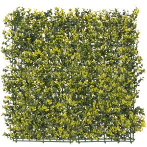 Panel artificial para jardín vertical amarillo de plástico…
