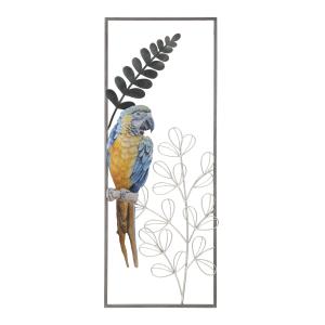 Panel decorativo 3d loro de metal multicolor 28,6x2,5x74,3…