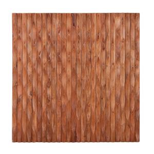 Panel decorativo de madera marrón D. 100