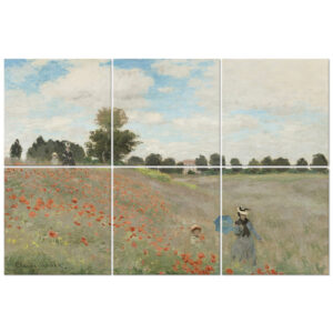Panel Multiple Amapolas En Argenteuil - Claude Monet cm. 10…