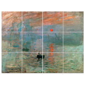 Panel Multiple Impresión. Sol Naciente - Claude Monet cm 15…