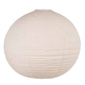 Pantalla esférica para lámpara de techo en lino beige crema…
