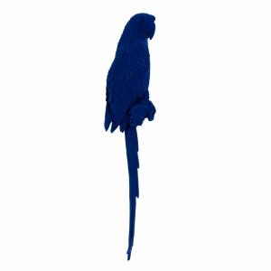 Papagayo de terciopelo azul para decorar la pared de 14x70…
