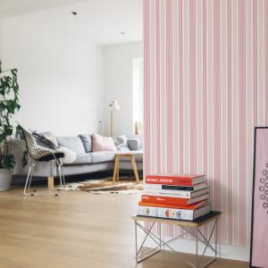 Papel pintado a rayas izia - rose pop