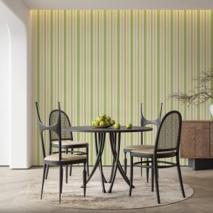 Papel pintado a rayas sam - vert pop