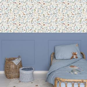 Papel pintado animales multicolor 1005x52cm