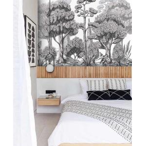 Papel pintado árboles de alta gama 200 g 250x300 cm 6 tiras…