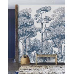 Papel pintado árboles de alta gama 200 g 300x350 cm 7 tiras…